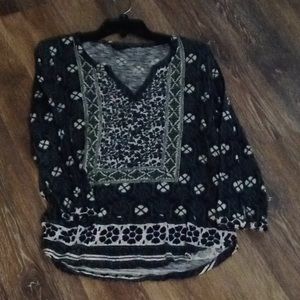 🦋 Lucky Brand Sz L cotton boho top